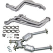 BBK 99-04 Ford Mustang Cobra/Mach1 1-5/8 Long Tube Headers w/High Flow Catted X-Pipe (Ti Ceramic) — Photo - Primary