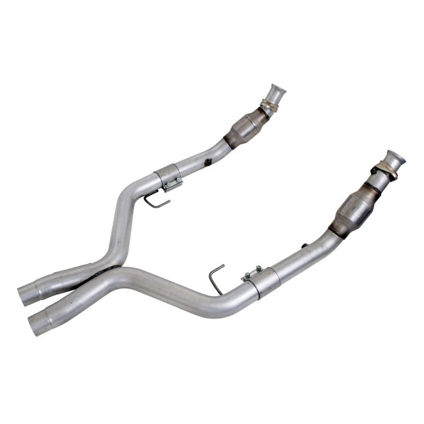 BBK 05-10 Mustang 4.6 GT High Flow X Pipe With Catalytic Converters - 2-3/4 — Photo - Primary