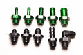 Radium Engineering Universal Hose Barb Adapter For 1-1/4in ID Hose ( w/ 1/4NPT Port) - Green
