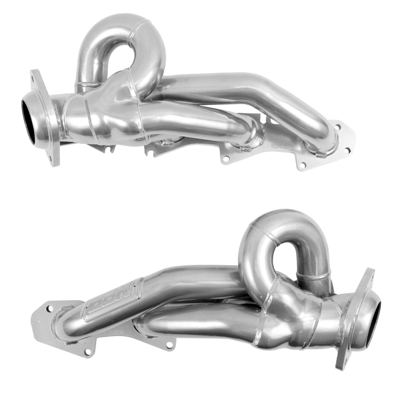 BBK 19-23 Dodge Ram 1500 5.7L (Ex. MegaCab) Shorty Tuned Exhaust Headers - 1-3/4in Silver Ceramic — Photo - out of package