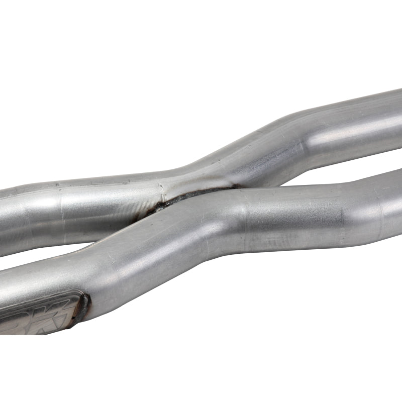 BBK 15-20 Ford Mustang GT 5.0L Resonator Delete X-Pipe (For Use w/Shorties Or Stock Manifolds) — Photo - Unmounted
