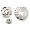 BBK 02-04 Mustang 4.6 GT Underdrive Pulley Kit - Lightweight CNC Billet Aluminum (3pc) — Photo - Unmounted