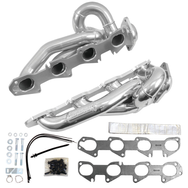 BBK 09-18 Dodge Ram 5.7L Hemi Shorty Tuned Length Exhaust Headers - 1-3/4 Silver Ceramic — Photo - Primary