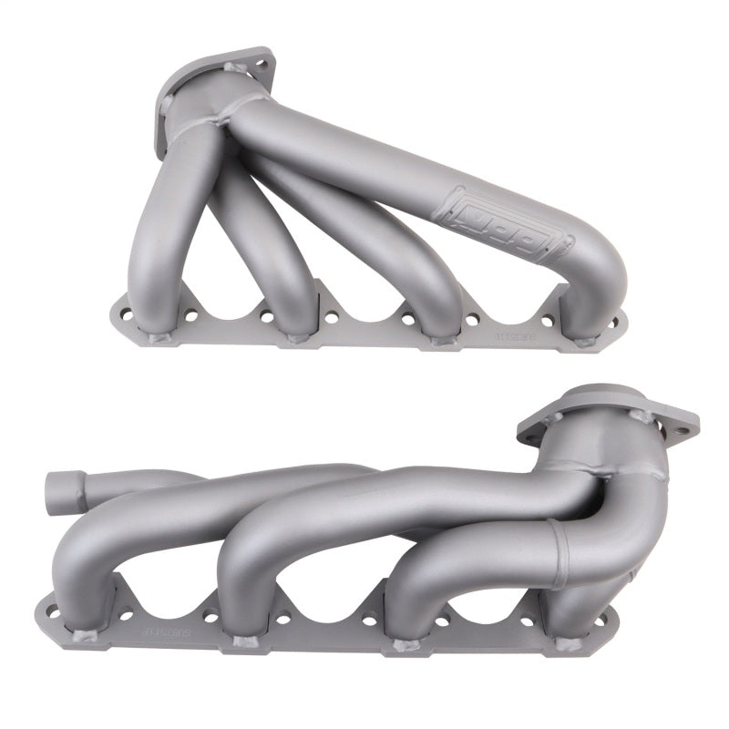 BBK 87-95 Ford F150 Truck 5.8 351 Shorty Unequal Length Exhaust Headers - 1-5/8 Titanium Ceramic — Photo - out of package
