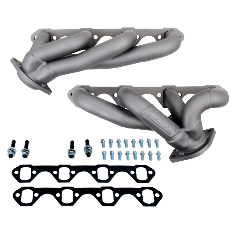 BBK 87-95 Ford F150 Truck 5.0 302 Shorty Unequal Length Exhaust Headers - 1-5/8 Titanium Ceramic — Photo - Primary