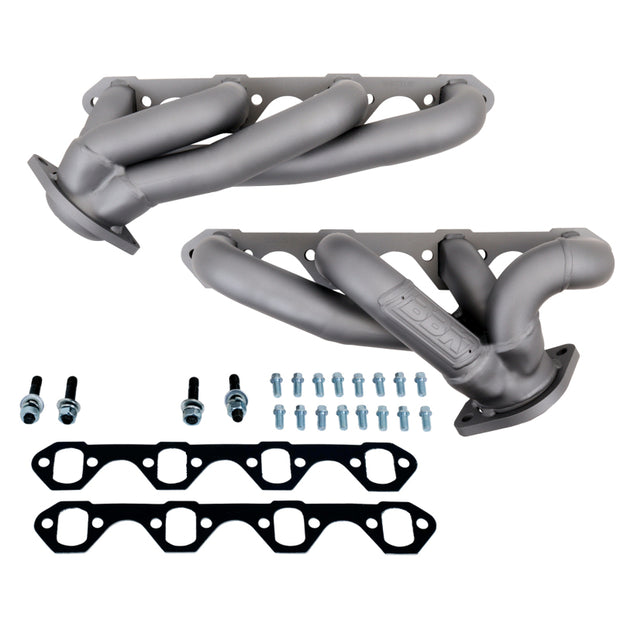 BBK 87-95 Ford F150 Truck 5.0 302 Shorty Unequal Length Exhaust Headers - 1-5/8 Titanium Ceramic — Photo - Primary