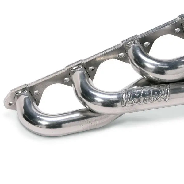 Ford Mustang 351 Swap 1-5/8 Shorty Exhaust Headers Polished Silver Ceramic 79-93