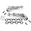 Ford Mustang 5.0L 1-5/8 Shorty Exhaust Headers Polished Silver Ceramic 86-93