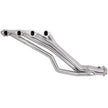 Ford Mustang 5.0 1-5/8 Long Tube Exhaust Headers Automatic Trans Polished Silver Ceramic 79-93