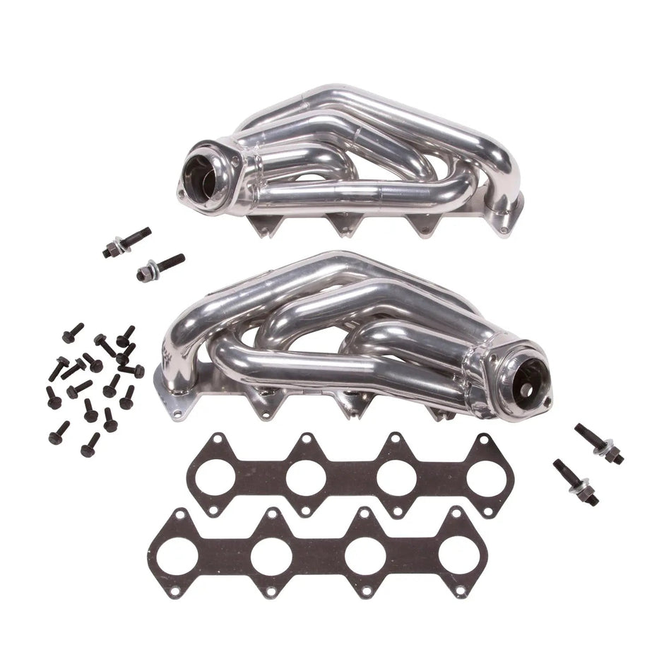 Ford Mustang GT 1-5/8 Shorty Exhaust Headers Polished Silver Ceramic 05-10