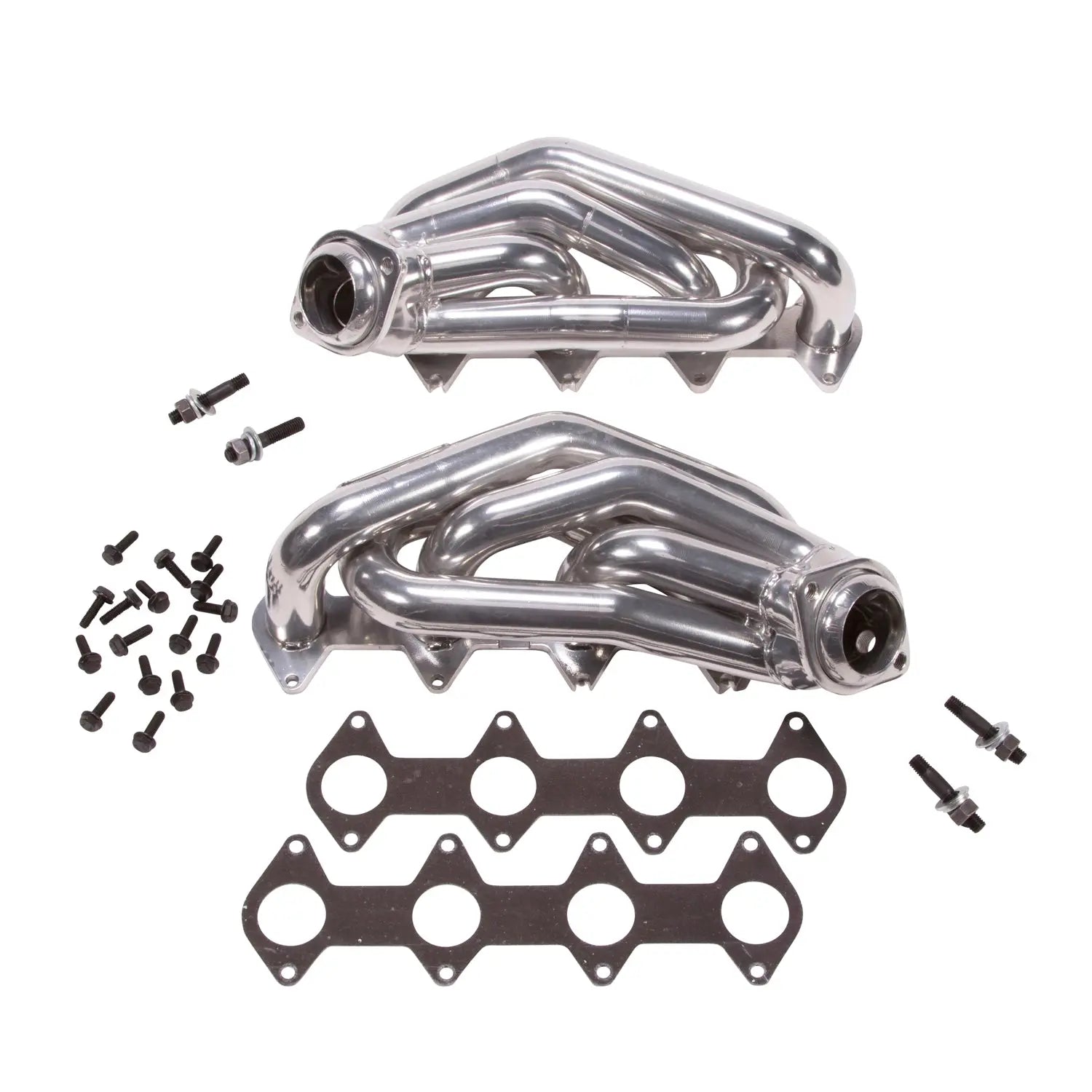 Ford Mustang GT 1-5/8 Shorty Exhaust Headers Polished Silver Ceramic 05-10