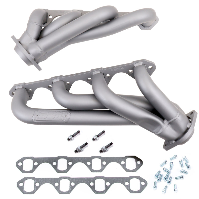 BBK 79-93 Mustang 351 Swap Shorty Unequal Length Exhaust Headers - 1-5/8 Titanium Ceramic — User 1