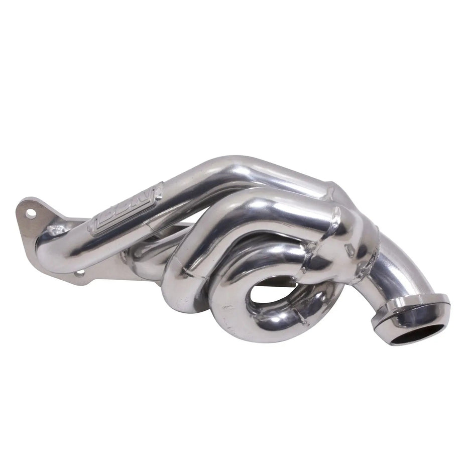 Ford F150 5.0 Coyote 1-3/4 Shorty Tuned Length Exhaust Headers Polished Silver Ceramic 11-14