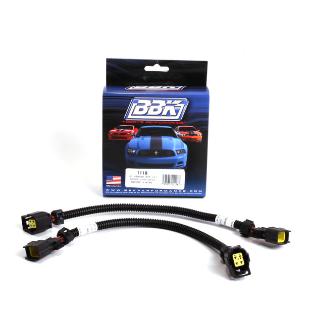BBK 05-20 Dodge 4 Pin Square Style O2 Sensor Wire Harness Extensions 12 (pair) — Photo - Primary