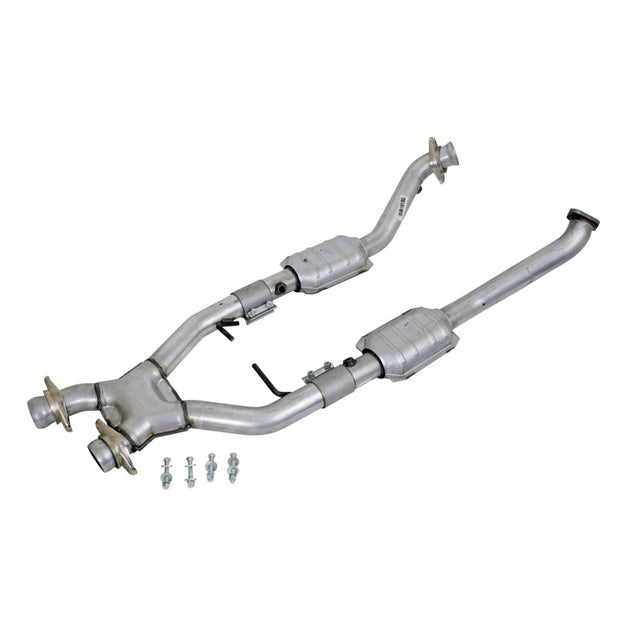 BBK 96-98 Mustang 4.6 Cobra High Flow X Pipe With Catalytic Converters - 2-1/2 — Photo - Primary