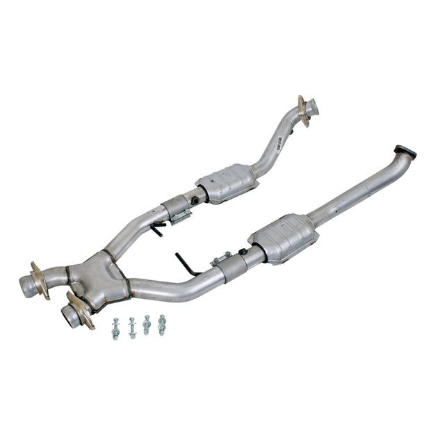 BBK 96-98 Mustang 4.6 Cobra High Flow X Pipe With Catalytic Converters - 2-1/2 — Photo - Primary