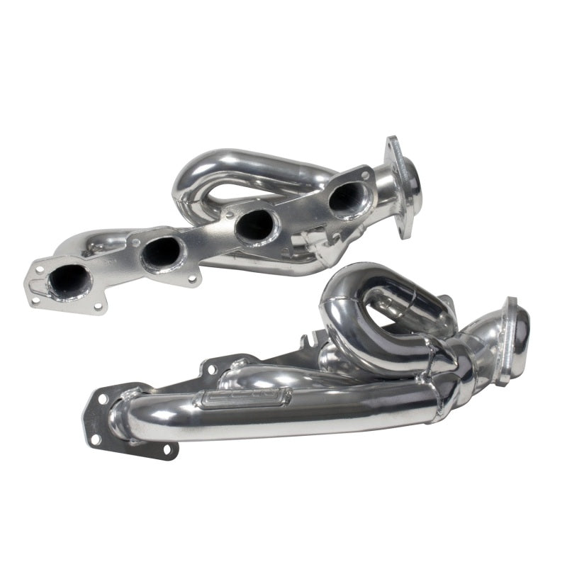 BBK 09-18 Dodge Ram 5.7L Hemi Shorty Tuned Length Exhaust Headers - 1-3/4 Silver Ceramic — Photo - Unmounted