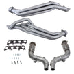 BBK 15-23 Ford Mustang GT 5.0 1-7/8in Long Tube Headers w/High Flow Catted Mid Pipe (Ti Ceramic) — Photo - Primary