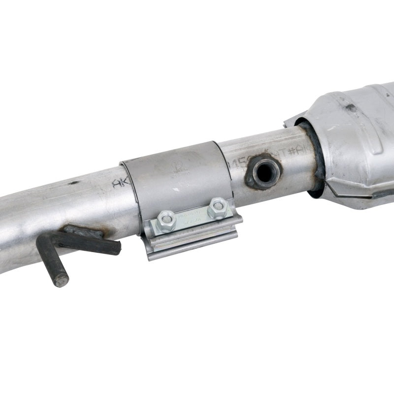 BBK 96-98 Mustang 4.6 Cobra High Flow X Pipe With Catalytic Converters - 2-1/2 — Photo - Unmounted