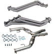 BBK 05-10 Ford Mustang GT 1 5/8 Long Tube Headers w/High Flow Catted X-Pipe (Ti Ceramic) — Photo - Primary