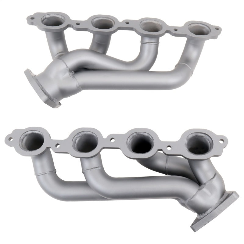 BBK 14-18 GM Truck 5.3/6.2 1 3/4in Shorty Tuned Length Headers - Titanium Ceramic — Photo - Unmounted