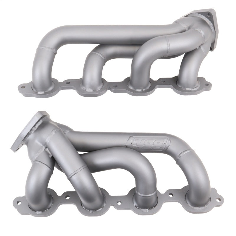BBK 14-18 GM Truck 5.3/6.2 1 3/4in Shorty Tuned Length Headers - Titanium Ceramic — Photo - Unmounted