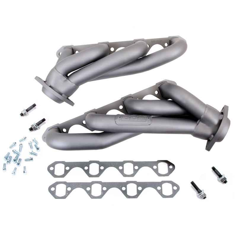 BBK 79-93 Mustang 5.0 Shorty Unequal Length Exhaust Headers - 1-5/8 Titanium Ceramic — Photo - Primary