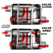 Varitune Adjustable Muffler Double Offset 2.75 Inch Stainless