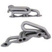 BBK 96-98 GM Truck SUV 5.0 5.7 Shorty Tuned Length Exhaust Headers - 1-5/8 Titanium Ceramic — Photo - Unmounted