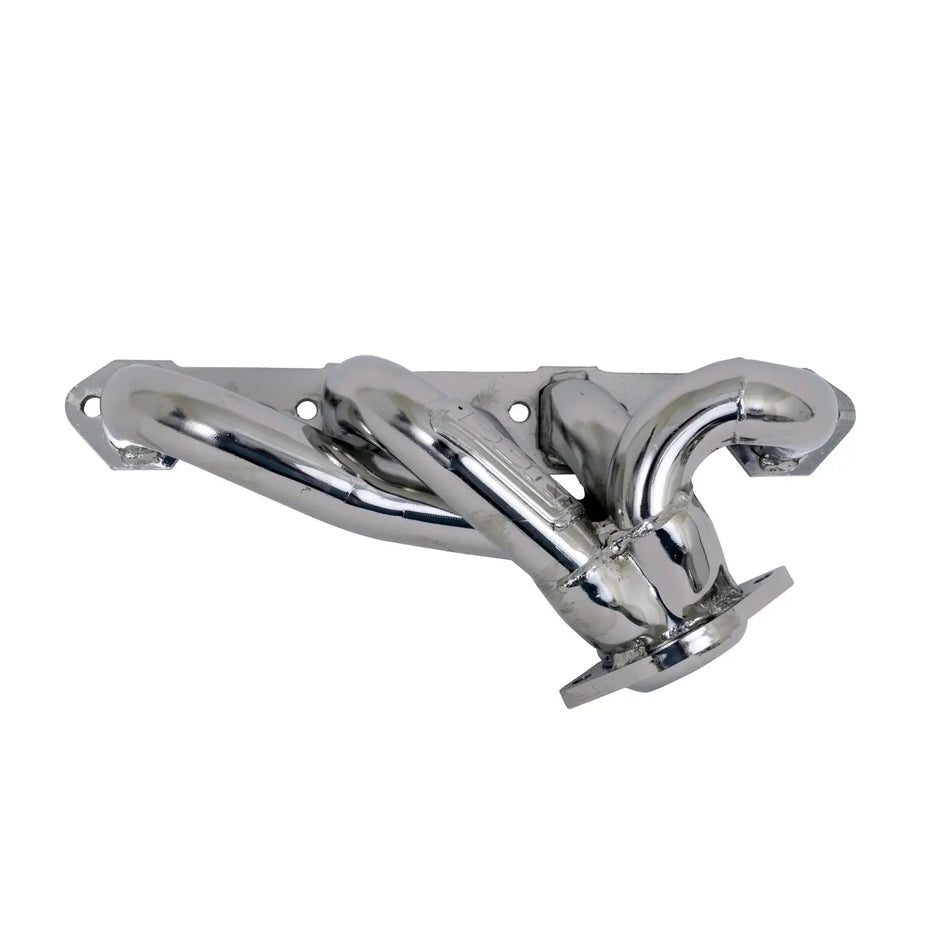 Ford F150 302 5.0 1-5/8 Shorty Exhaust Headers Polished Silver Ceramic 87-95