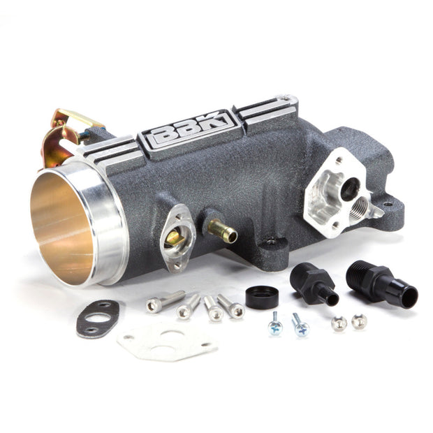 BBK 96-04 Mustang 4.6 GT 78mm Throttle Intake BBK Power Plus Series - Charcoal — Photo - Primary