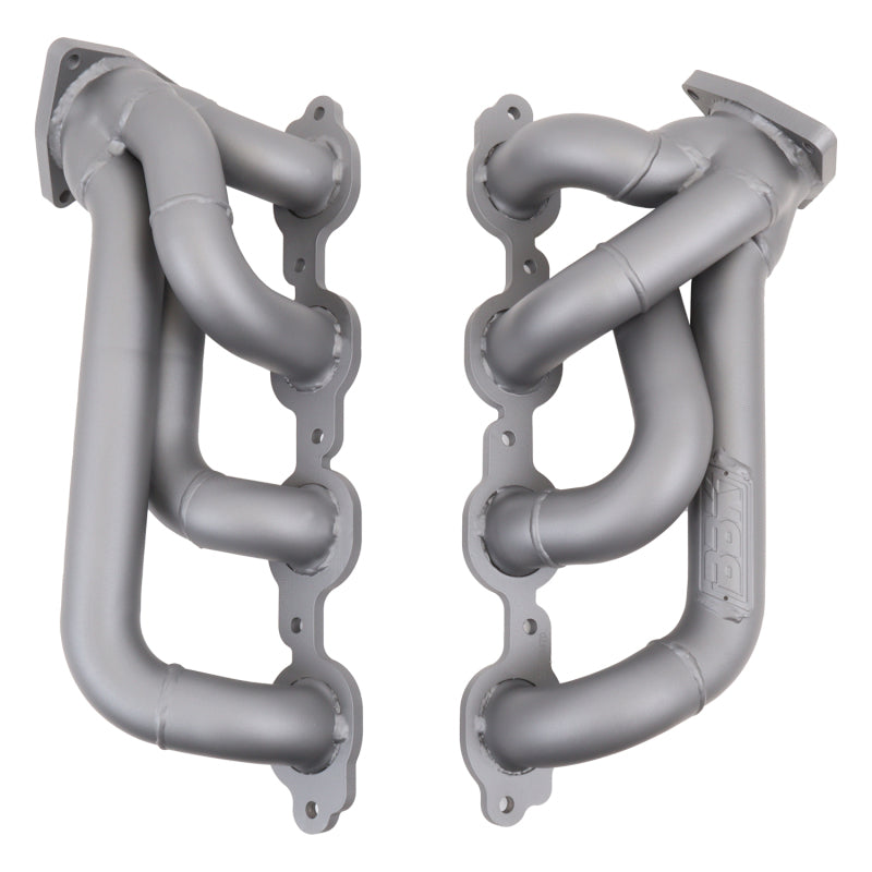 BBK 14-18 GM Truck 5.3/6.2 1 3/4in Shorty Tuned Length Headers - Titanium Ceramic — User 1