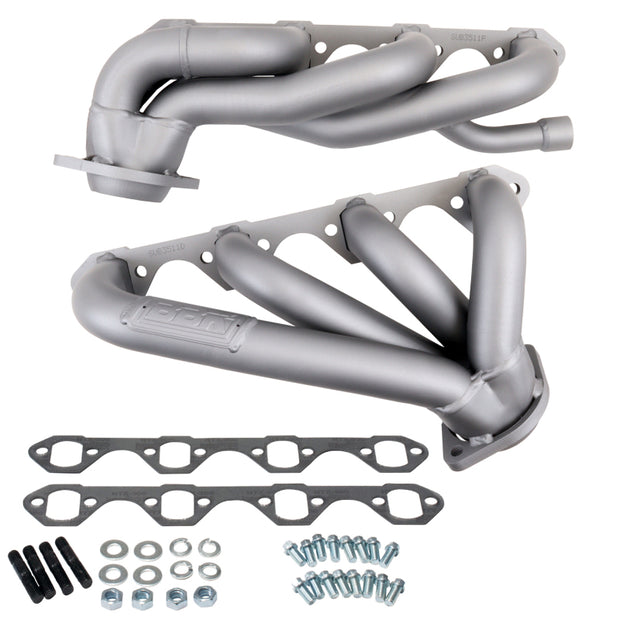 BBK 87-95 Ford F150 Truck 5.8 351 Shorty Unequal Length Exhaust Headers - 1-5/8 Titanium Ceramic — User 1