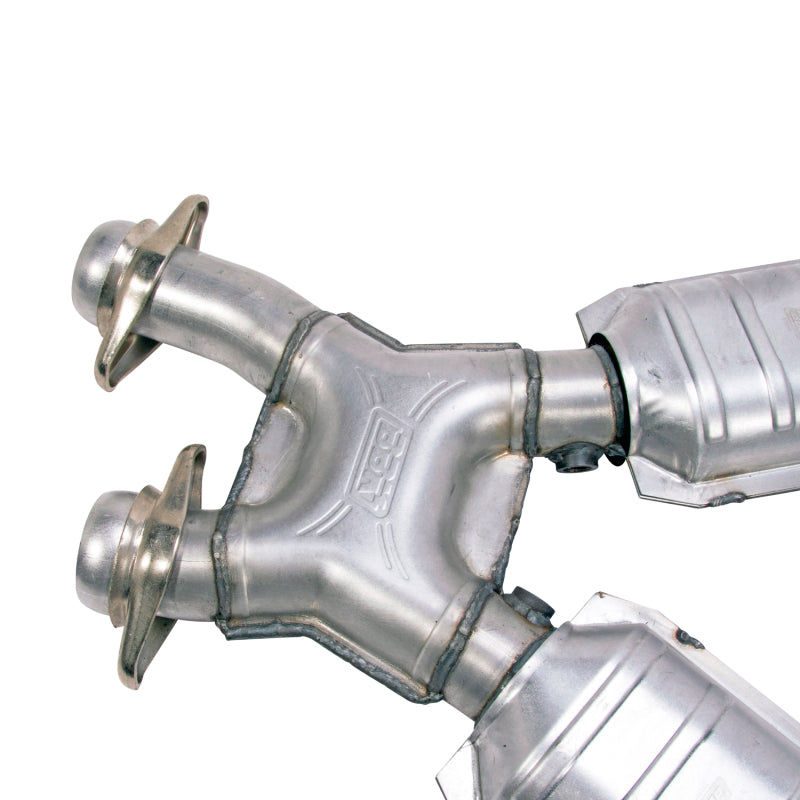 BBK 96-04 Mustang 4.6 GT / Cobra Short Mid X Pipe w Catalytic Converters 2-1/2 For Long Tube Headers — User 1
