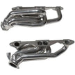 Chevrolet GM Truck SUV 5.0 5.7 1-5/8 Shorty Exhaust Headers Polished Silver Ceramic 96-99