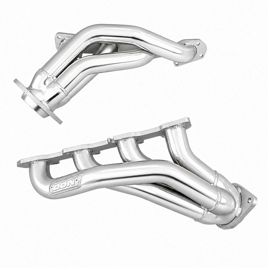 Dodge Challenger Charger 300C Magnum 6.1 Hemi 1-7/8 Shorty Exhaust Headers Polished Silver Ceramic 06-10