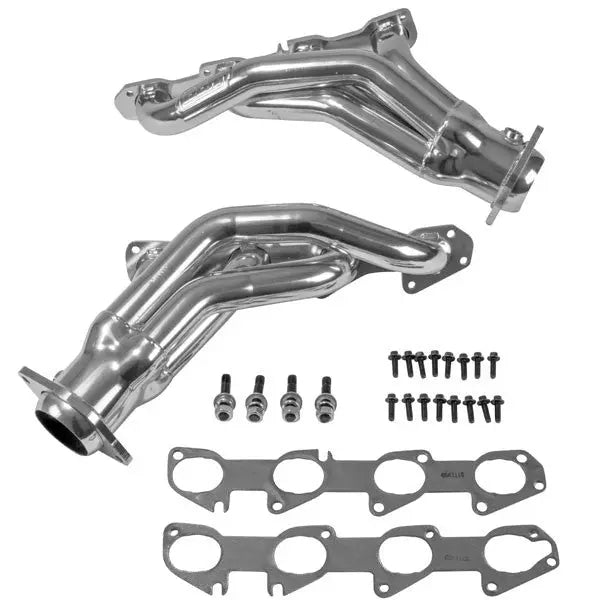 Dodge Challenger Charger 300C Magnum 6.1 Hemi 1-7/8 Shorty Exhaust Headers Polished Silver Ceramic 06-10