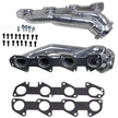 Dodge Challenger Charger 5.7 Hemi 1-3/4 Shorty Exhaust Headers Polished Silver Ceramic 09-24