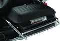Mustang 80-07 Harley Early FL Touring Road King Saddlebag Lid Covers w/Blk Pearl Studs - Black