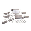 BBK Vari-Tune Axle Back Exhaust Kit 2 Adjustable Performance Mufflers 2-3/4 Pipe 4 in. Tips — Photo - Primary