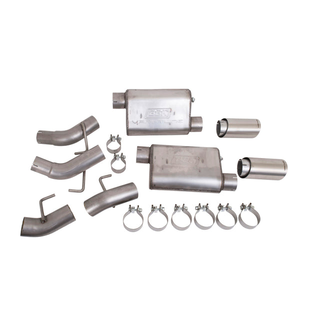 BBK Vari-Tune Axle Back Exhaust Kit 2 Adjustable Performance Mufflers 2-3/4 Pipe 4 in. Tips — Photo - Primary