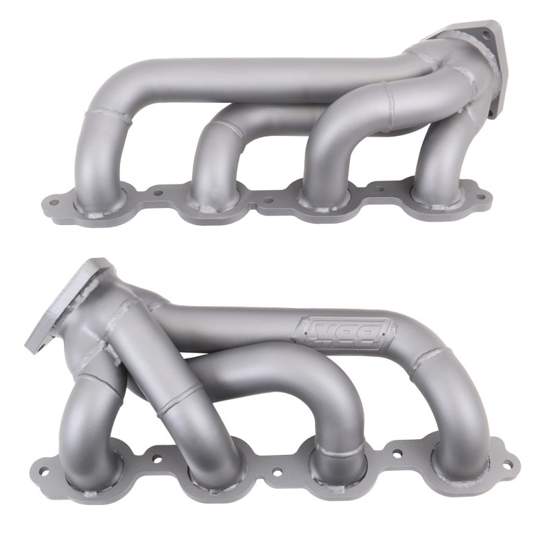 BBK 14-18 GM Truck 5.3/6.2 1 3/4in Shorty Tuned Length Headers - Titanium Ceramic — Photo - out of package