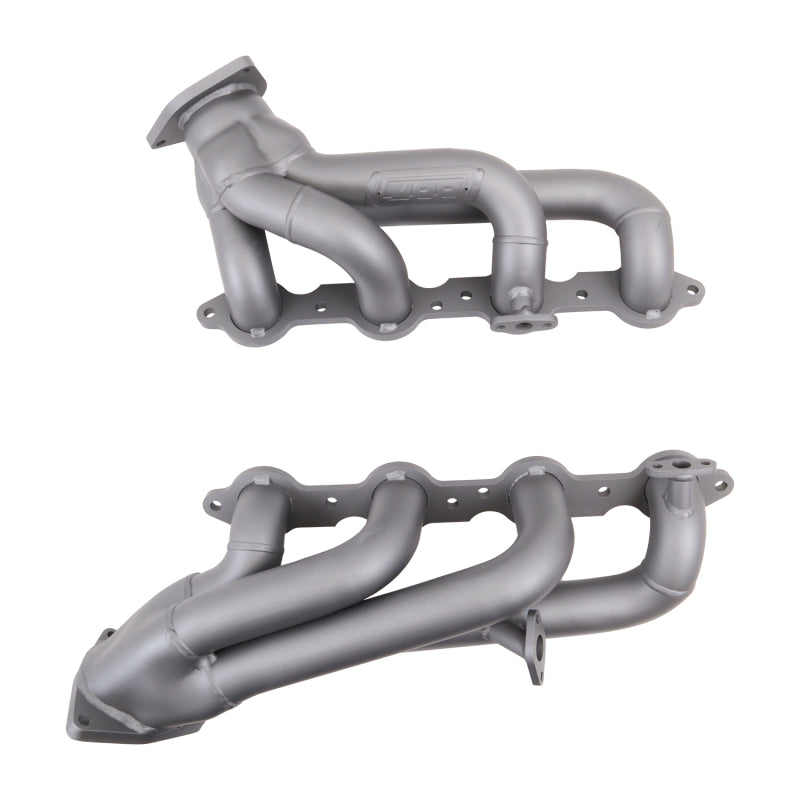 BBK 99-04 GM Truck SUV 4.8 5.3 Shorty Tuned Length Exhaust Headers - 1-3/4 Titanium Ceramic — Photo - Unmounted