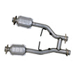 BBK 96-04 Mustang 4.6 GT / Cobra Short Mid H Pipe w Catalytic Converters 2-1/2 For Long Tube Headers — User 1