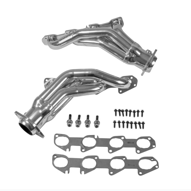 BBK 11-20 Dodge Challenger Hemi 6.4L Shorty Tuned Length Exhaust Headers - 1-7/8in Silver Ceramic — Photo - Primary