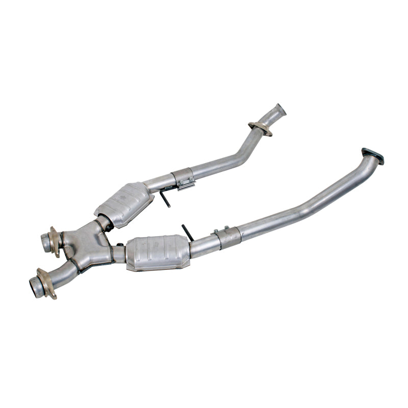BBK 96-98 Mustang 4.6 GT High Flow X Pipe With Catalytic Converters - 2-1/2 — Photo - Primary