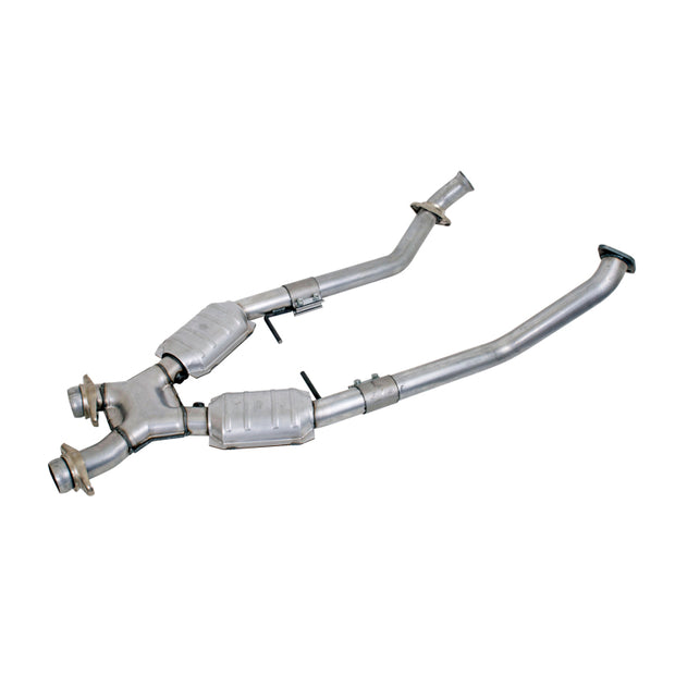 BBK 96-98 Mustang 4.6 GT High Flow X Pipe With Catalytic Converters - 2-1/2 — Photo - Primary