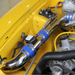 BBK 86-93 Mustang 5.0 Cold Air Intake Kit - Fenderwell Style - Chrome Finish — Photo - Mounted