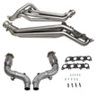 BBK 15-23 Ford Mustang GT 5.0 1-7/8in Long Tube Headers (304SS) w/High Flow Catted Mid Pipe — Photo - Primary