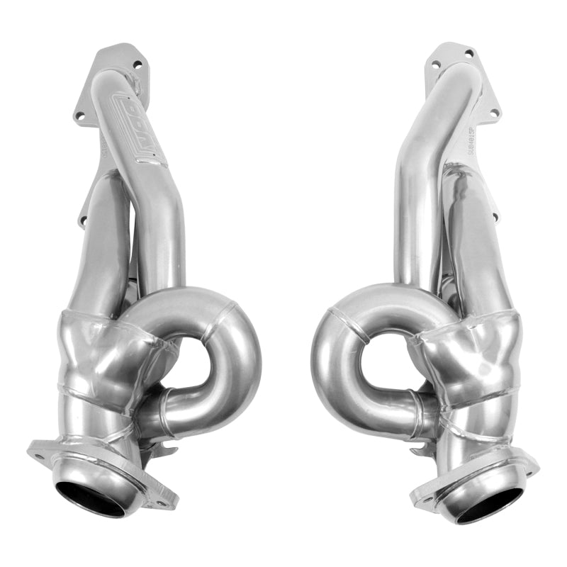 BBK 19-23 Dodge Ram 1500 5.7L (Ex. MegaCab) Shorty Tuned Exhaust Headers - 1-3/4in Silver Ceramic — Photo - Unmounted